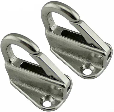 316 Stainless Steel Snap Hooks (SOLD IN PAIRS) by FirePole Marine