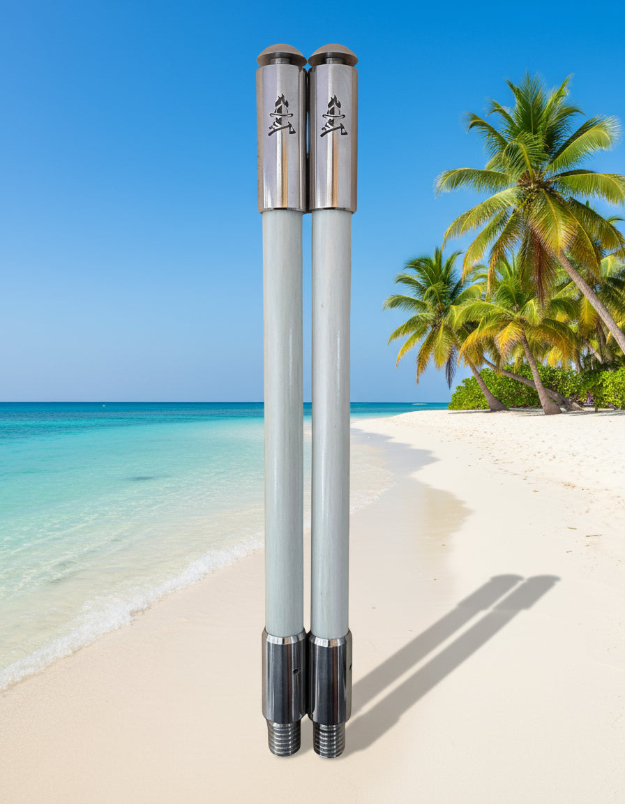 FirePole™ Sunshade Drop-Down Support Poles (Pair)