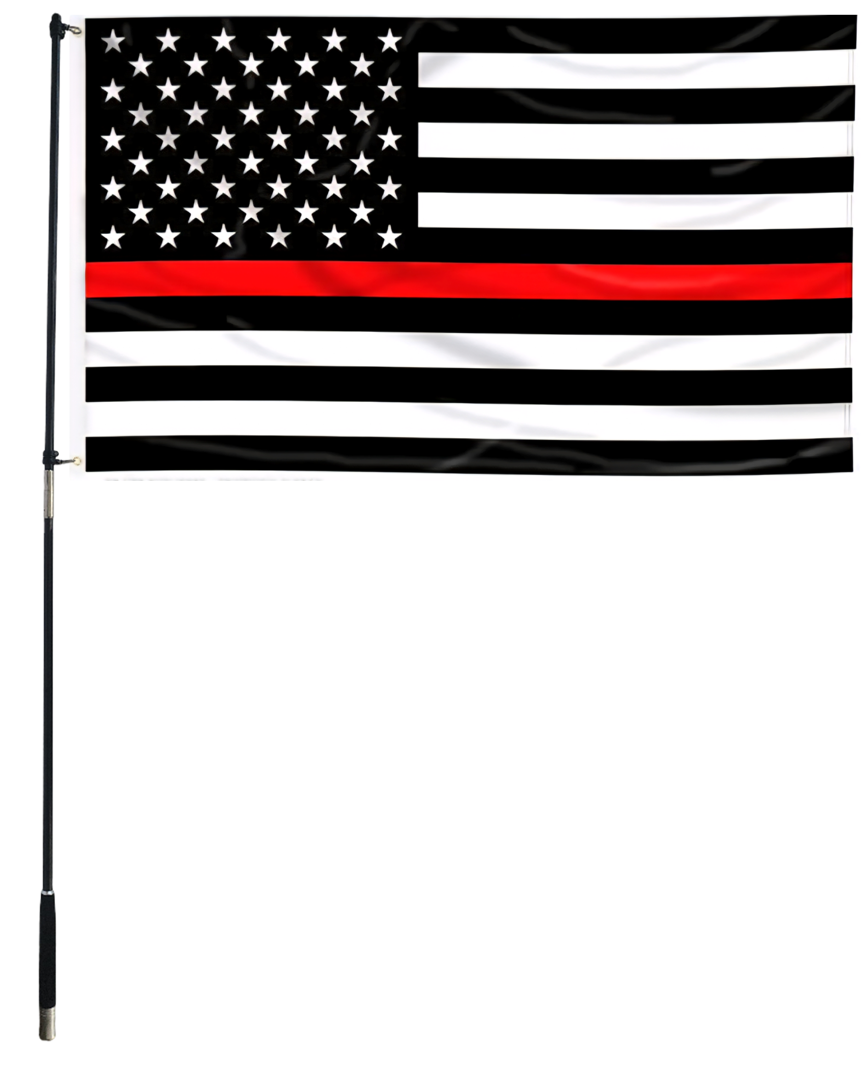 FirePole Marine FireCarbon™ Flagpole – 6 ft (Carbon Fiber)