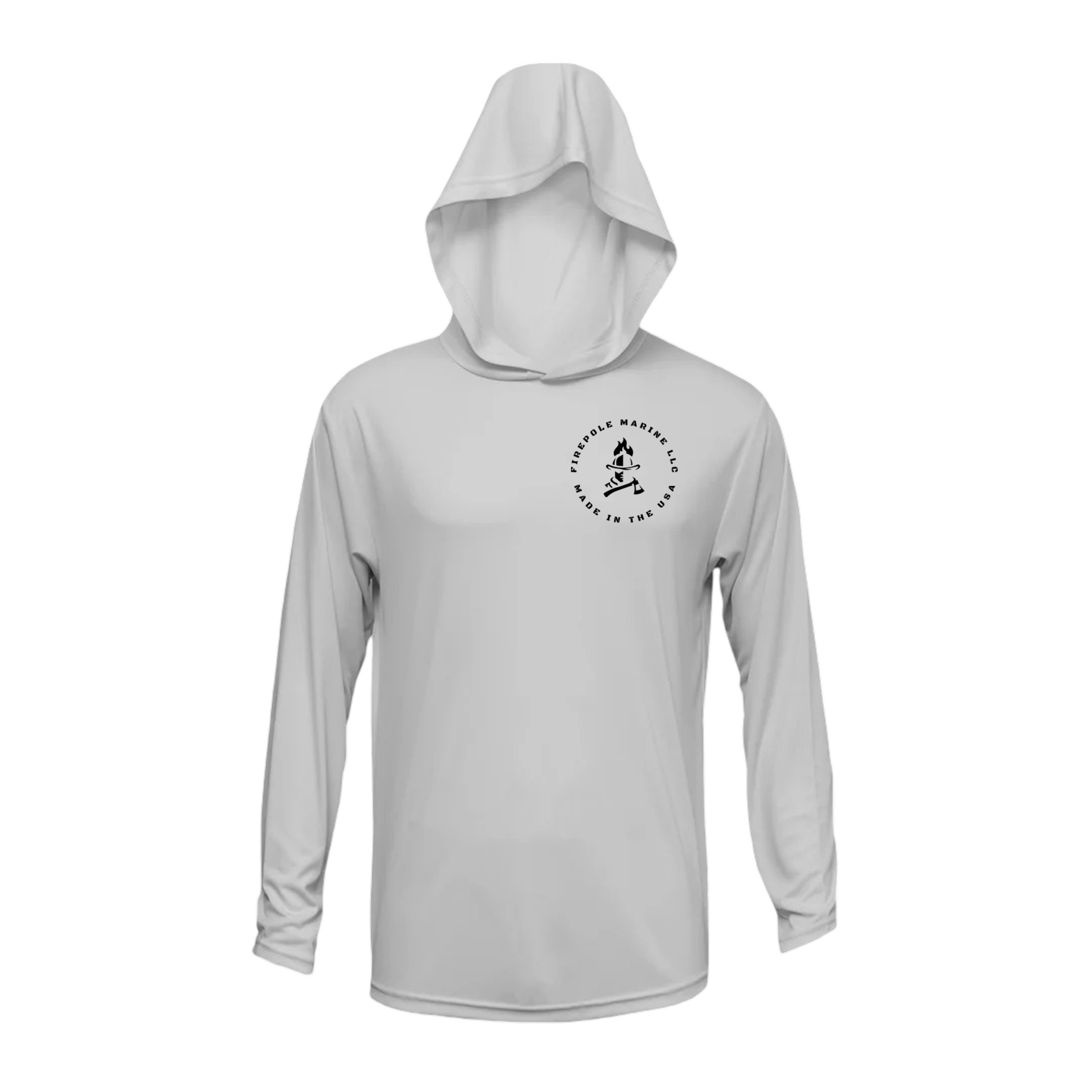FirePole™ Long Sleeve Dri Fit Hoodies by FirePole Marine
