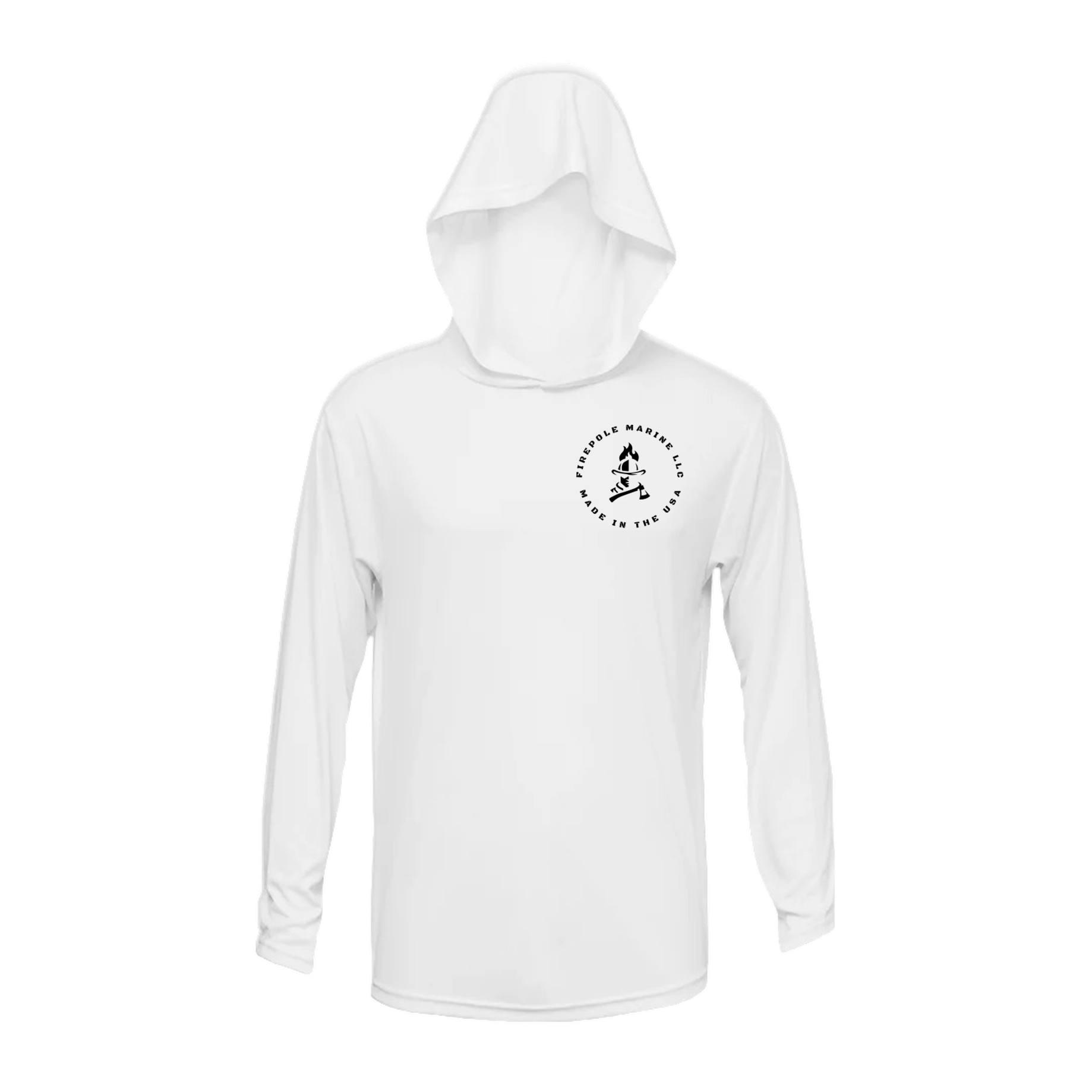 FirePole™ Long Sleeve Dri Fit Hoodies by FirePole Marine