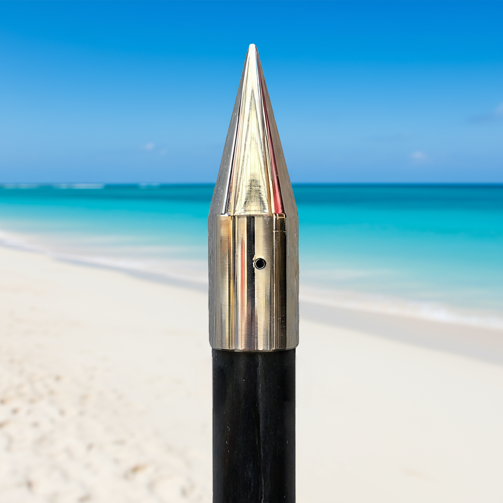 The FirePole™ Rescue Anchor – 1 " Inch 6 ft / One-Piece Shallow Water Anchor by FirePole Marine