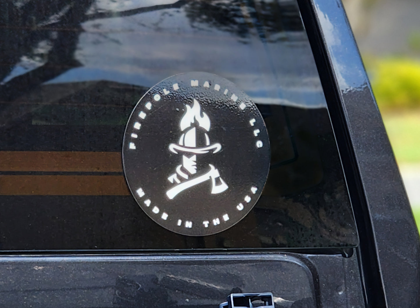 4"- Inch Glossy FirePole™ Marine Sticker