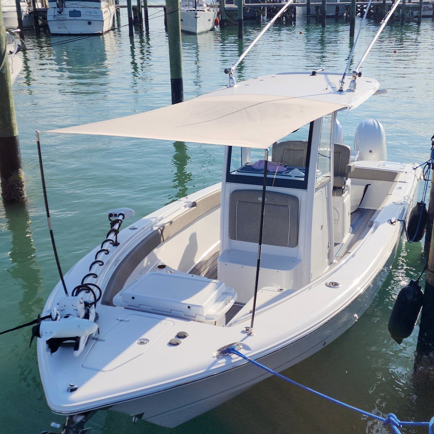 FirePole™ Sunshade Kit- (Fiberglass Support Poles)