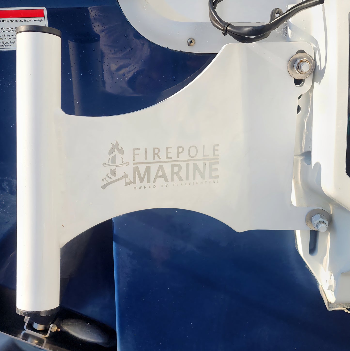 Rescue Anchor™ Outboard Motor Mount and Anchor Kit – Port and Starboard Options by FirePole Marine