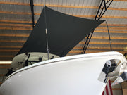 BOW-FireCarbon™ Sunshade Kit (Carbon Fiber Support Poles) by FirePole Marine