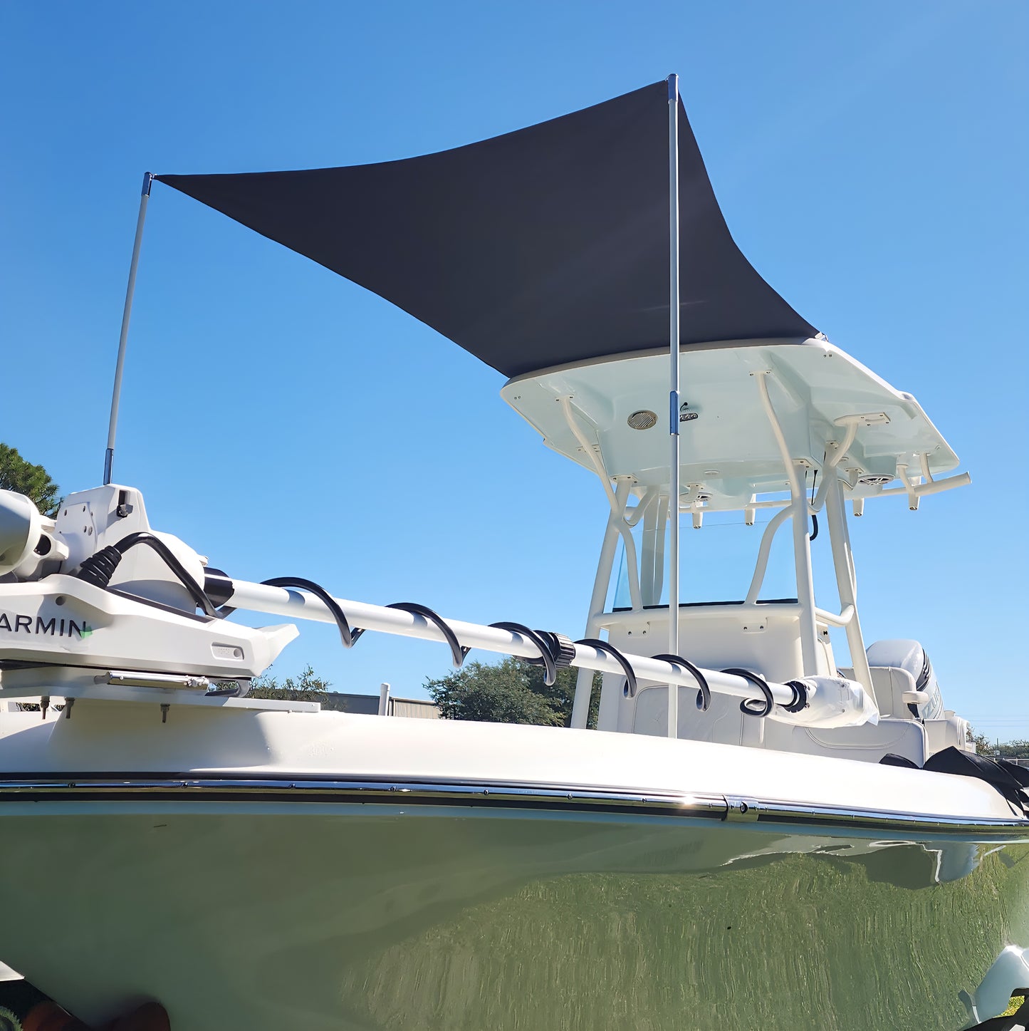 BOW- FirePole™ Sunshade Kit- (Fiberglass Support Poles) by FirePole Marine