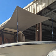 BOW-FireCarbon™ Sunshade Kit (Carbon Fiber Support Poles) by FirePole Marine