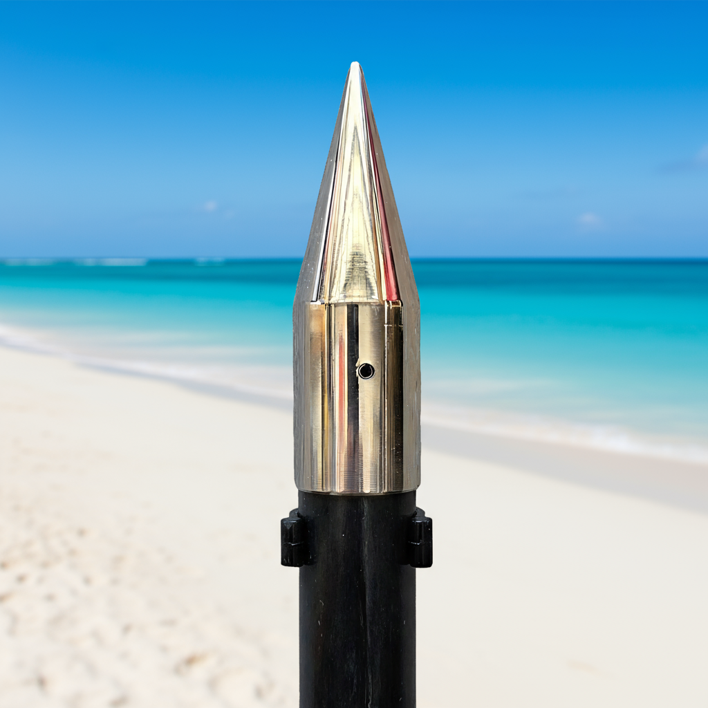 The FirePole™ Rescue Anchor – 1 " Inch 6 ft / One-Piece Shallow Water Anchor by FirePole Marine