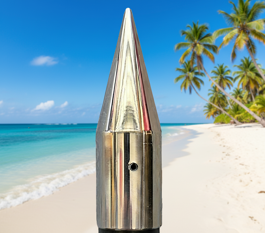 The FirePole™ Rescue Anchor – 1 " Inch 6 ft / One-Piece Shallow Water Anchor by FirePole Marine