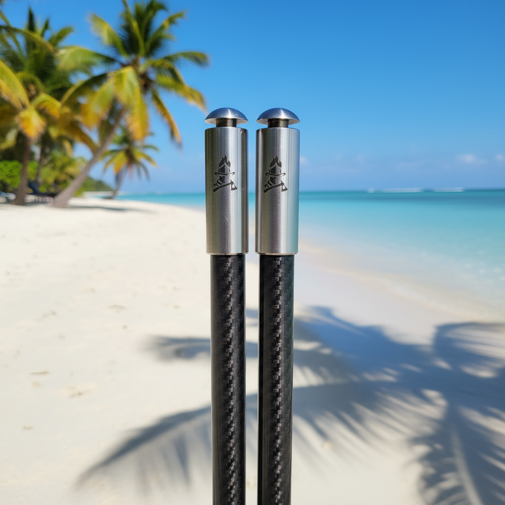 FirePole™ Sunshade Drop-Down Support Poles (Pair)