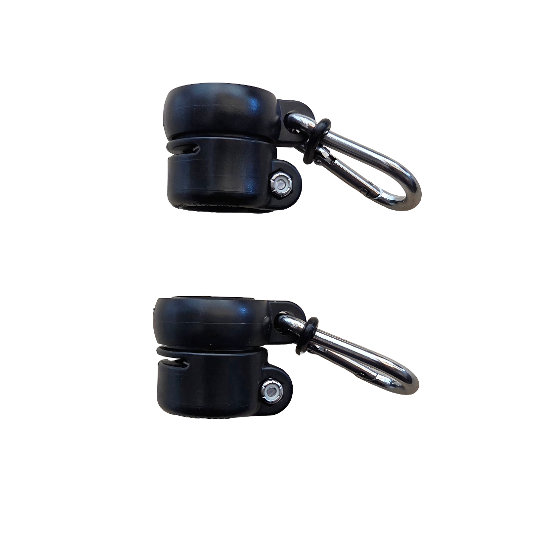 FirePole Marine Rotating Flag Ring Kit with Stainless Steel Flag Clips (2-FLAG CLIPS)