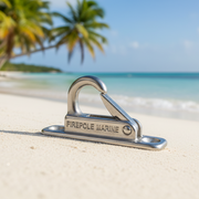 FirePole Marine™ Solid Cast Stainless Steel Snap Clips (Pair)