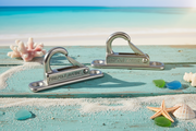 FirePole Marine™ Solid Cast Stainless Steel Snap Clips (Pair)