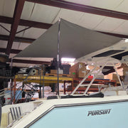 AFT-FireCarbon™ Sunshade Kit (Carbon Fiber Support Poles) by FirePole Marine
