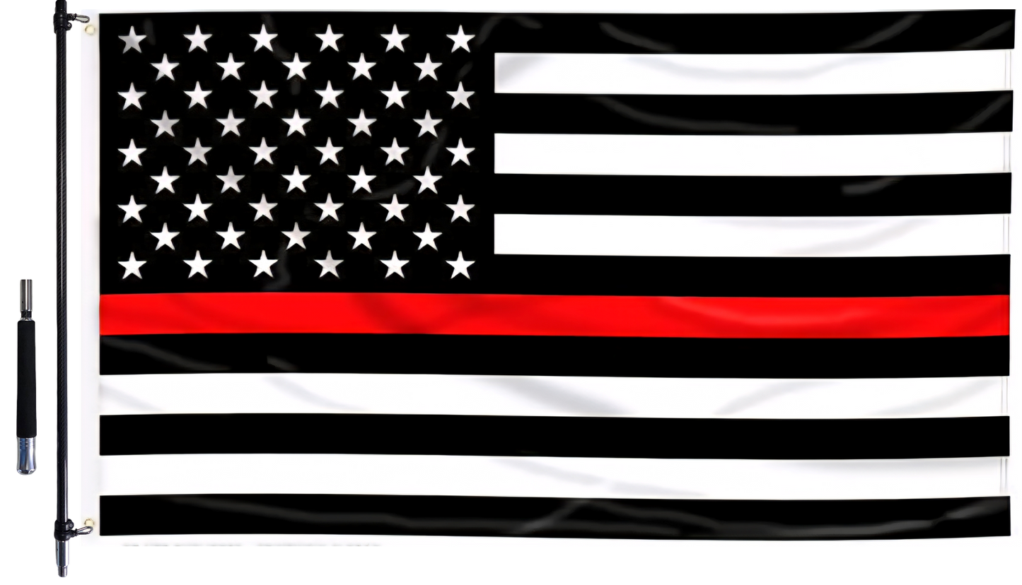 FirePole Marine FireCarbon™ Flagpole – (Carbon Fiber)-Flag Not Included