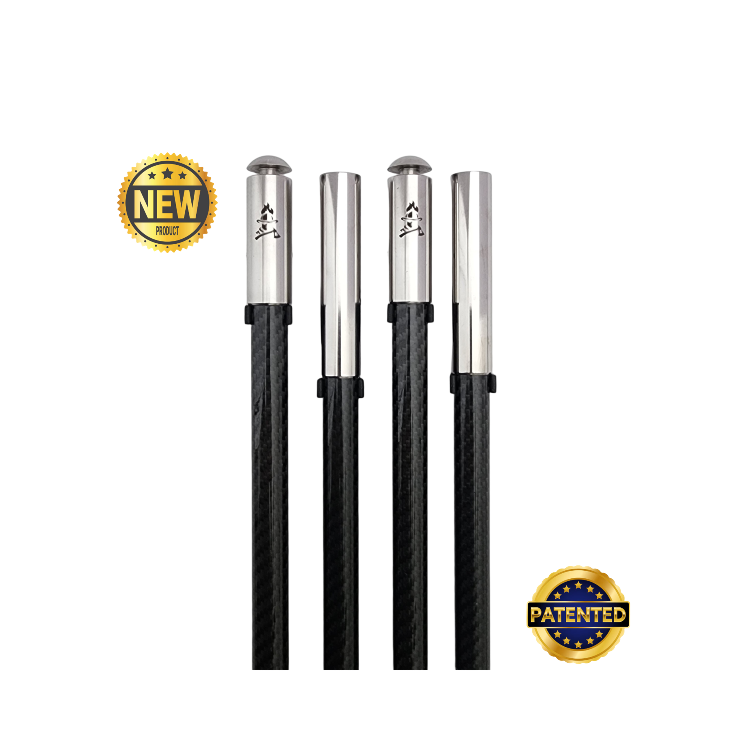 The FireCarbon™ Sunshade Support Poles- CARBON FIBER
