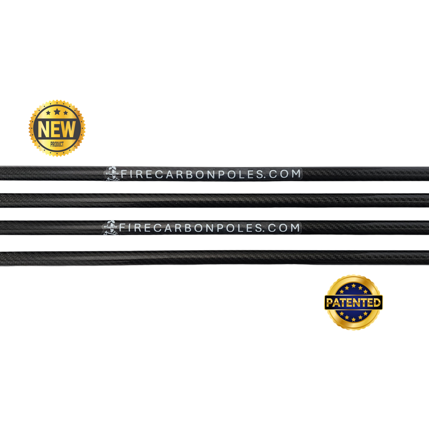 The FireCarbon™ Sunshade Support Poles- CARBON FIBER
