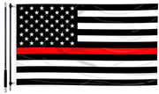 FireCarbon 6ft Flagpole (FLAG NOT INCLUDED)