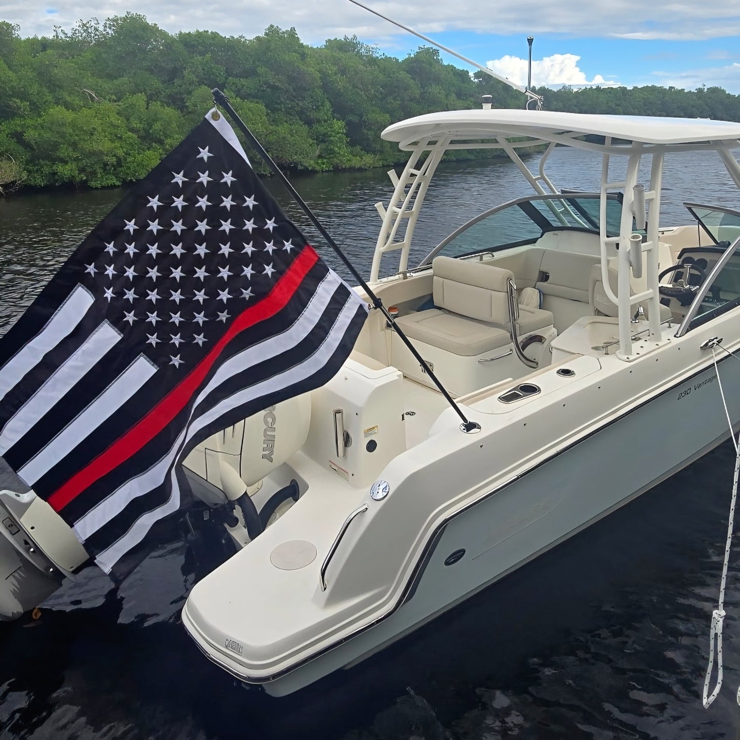 FirePole Marine FireCarbon™ Flagpole – 6 ft (Carbon Fiber)