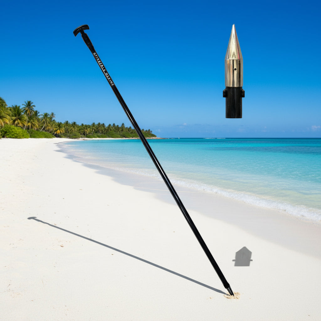 The FirePole™ Rescue Anchor – 1 " Inch 6 ft / One-Piece Shallow Water Anchor by FirePole Marine