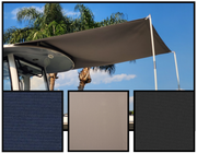 BOW AND AFT Canvas Sunshade  WeatherMax 80 BLACK