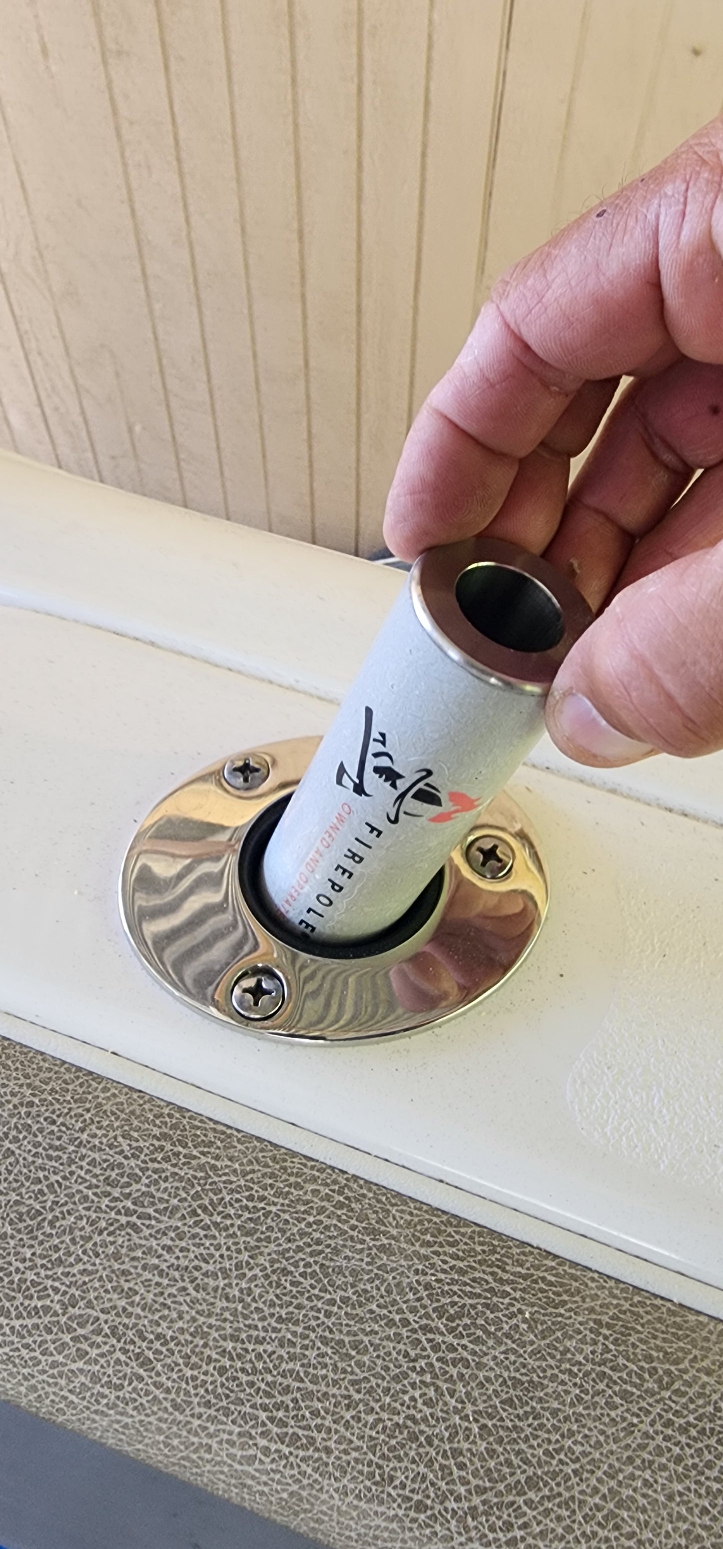 FirePole™ Rod Holder Reducer by FirePole Marine